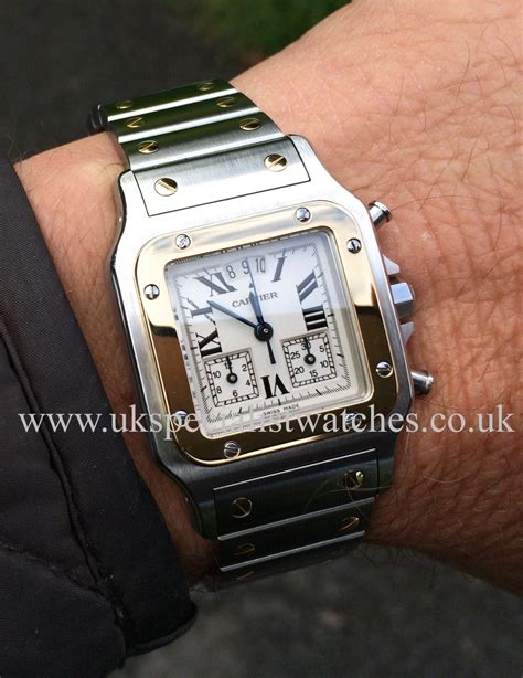 cartier 100 santos galbee|cartier santos xl chrono.